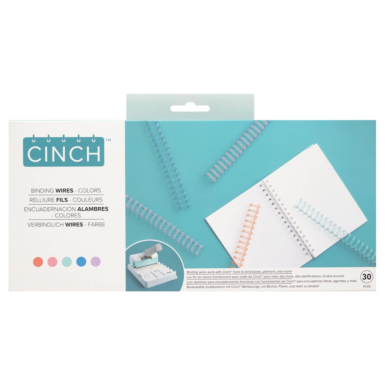 We R Memory Keepers® Cinch 2:1 Spiral Wires, 30ct.
